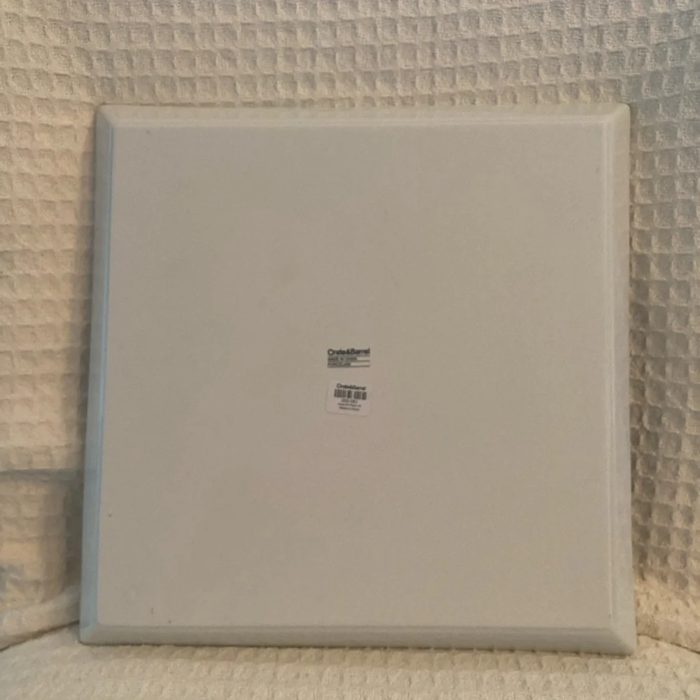 Crate&Barrel Jingle Elf 12” Porcelain Serving Platter New With Tags